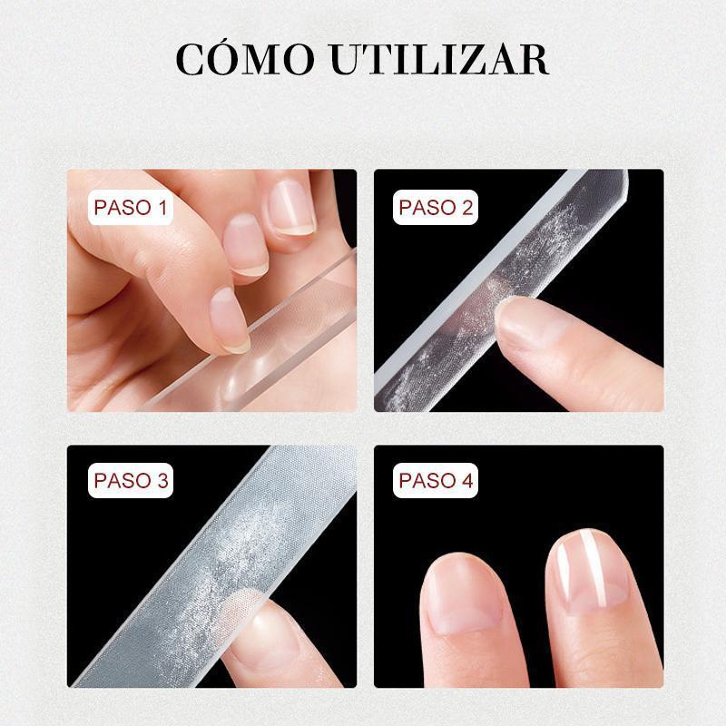 Lima de uñas de vidrio nano pulido