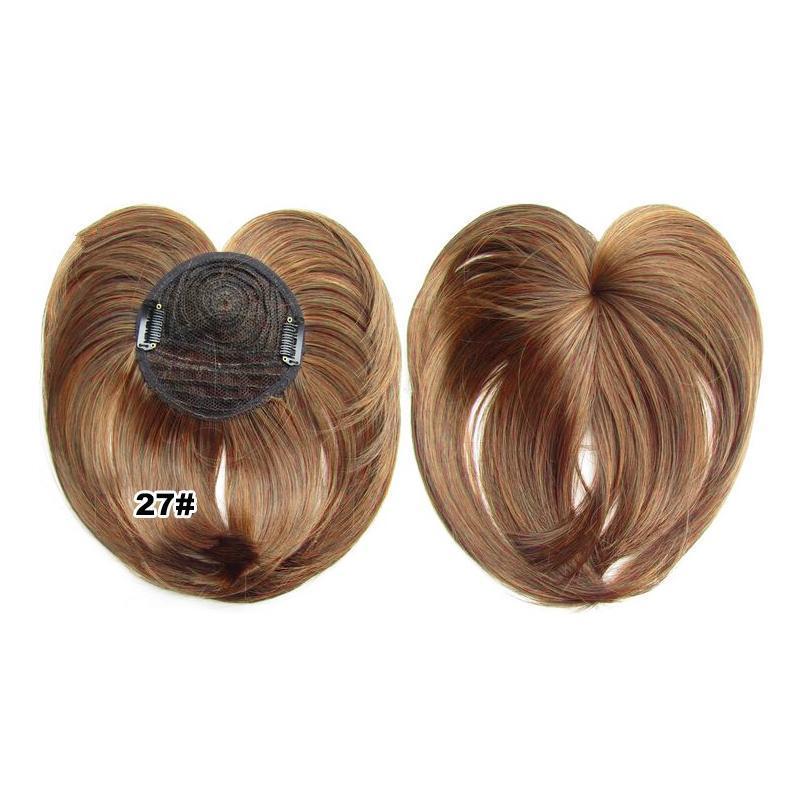 Topper para el cabello con clip sedoso