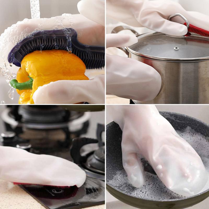 Guantes mágicos de lavado de silicona