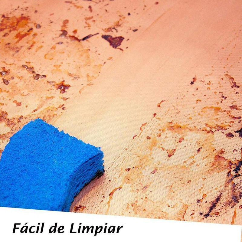 100% Antiadherente Alfombrilla para Barbacoa, 2 Unidades