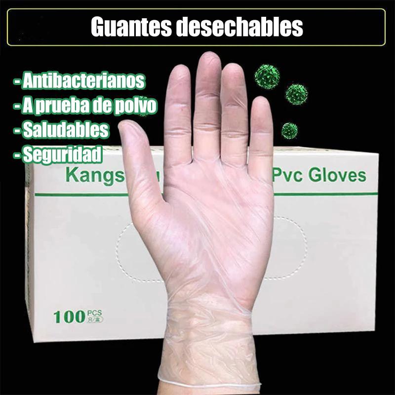 Guantes desechables de látex (50 pares)