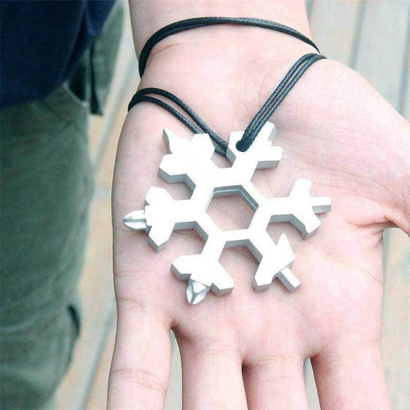 18-En-1 Multifuncional Herramienta en Forma de Nieve (Embalaje para Regalo)
