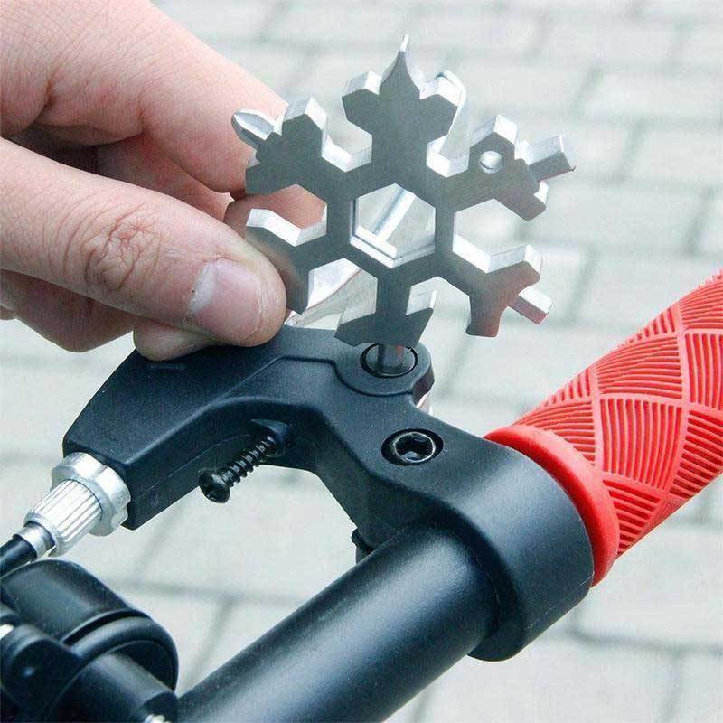 18-En-1 Multifuncional Herramienta en Forma de Nieve (Embalaje para Regalo)