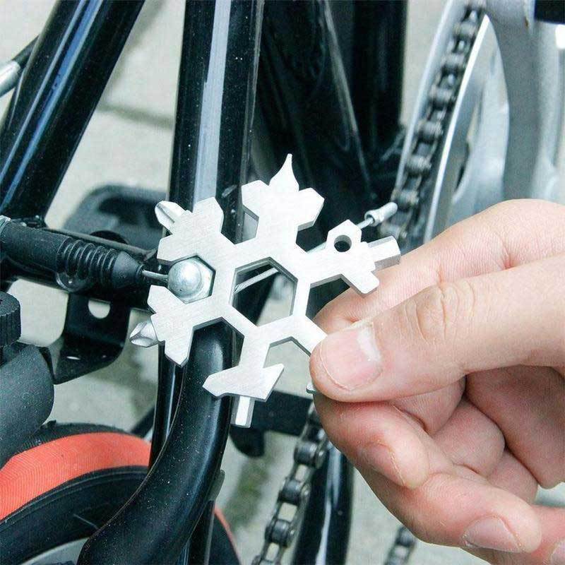 18-En-1 Multifuncional Herramienta en Forma de Nieve (Embalaje para Regalo)